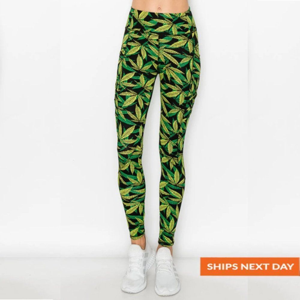 Crisscross Detail Pocket Legging - Pocket Leggings - Leggings - Tights
